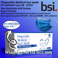 EN 14683:2019 Type IIR，Disposable Medical face mask，Non-Sterile Mask