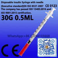 Disposable Insulin Syringe with needle