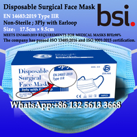 Surgical Face Mask，EN 14683:2019 Type IIR，Non-sterile Mask