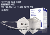 Filtering half mask 9507，头戴式FFP2口罩，真正的FFP 2口罩